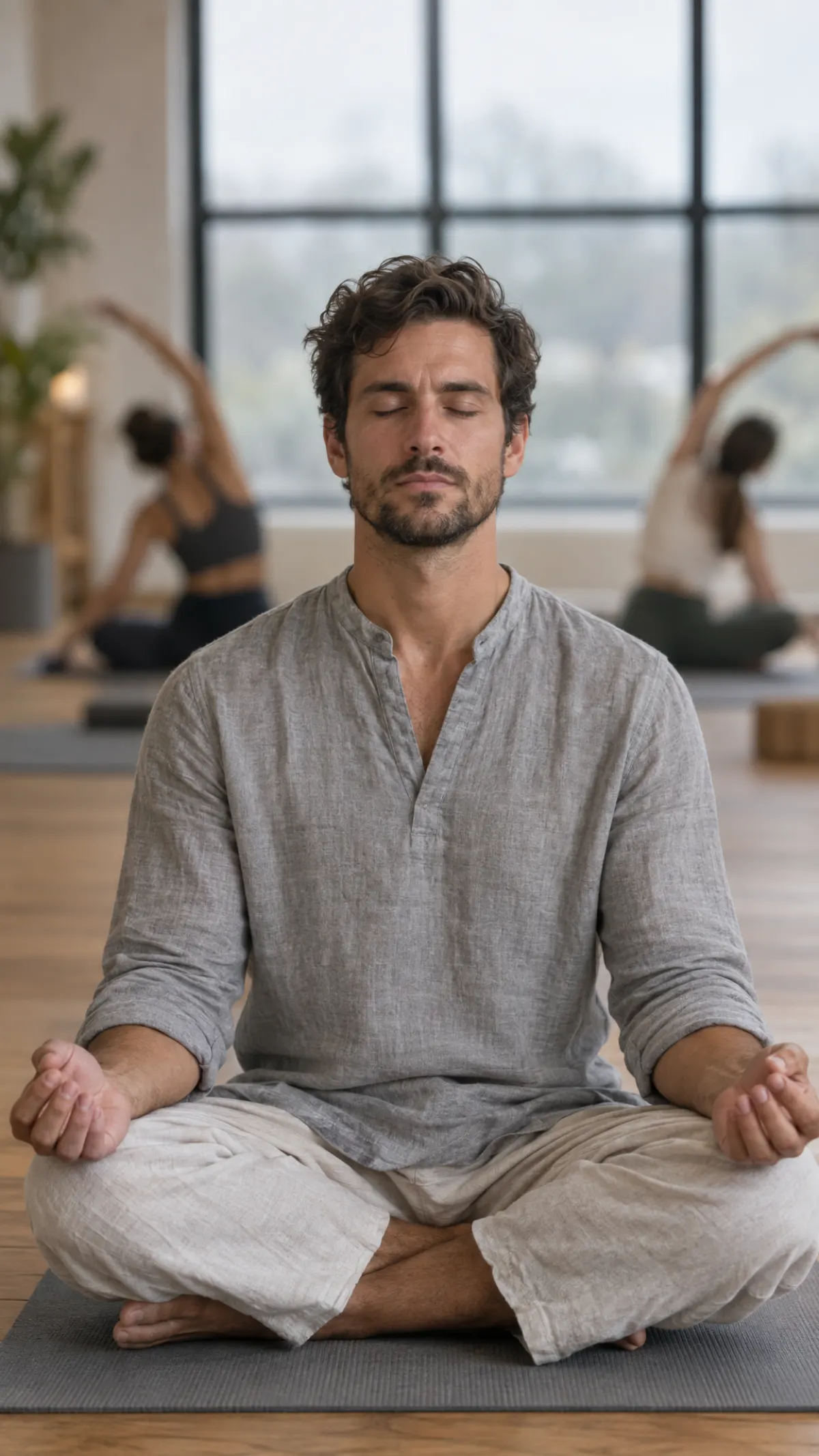Man in meditatie